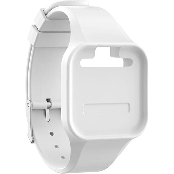 Accessory Wristband Replacement Compatible with Voice, for Voice 2, for Voice + Golf GPS Rangefinder,Soft Silicone Strap Band for Voice golf watch Series (White)