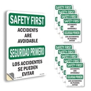 Write-A-Day Safety Scoreboard Sign – 8x12 Inch Aluminum Accident-Free Day Counter For Construction