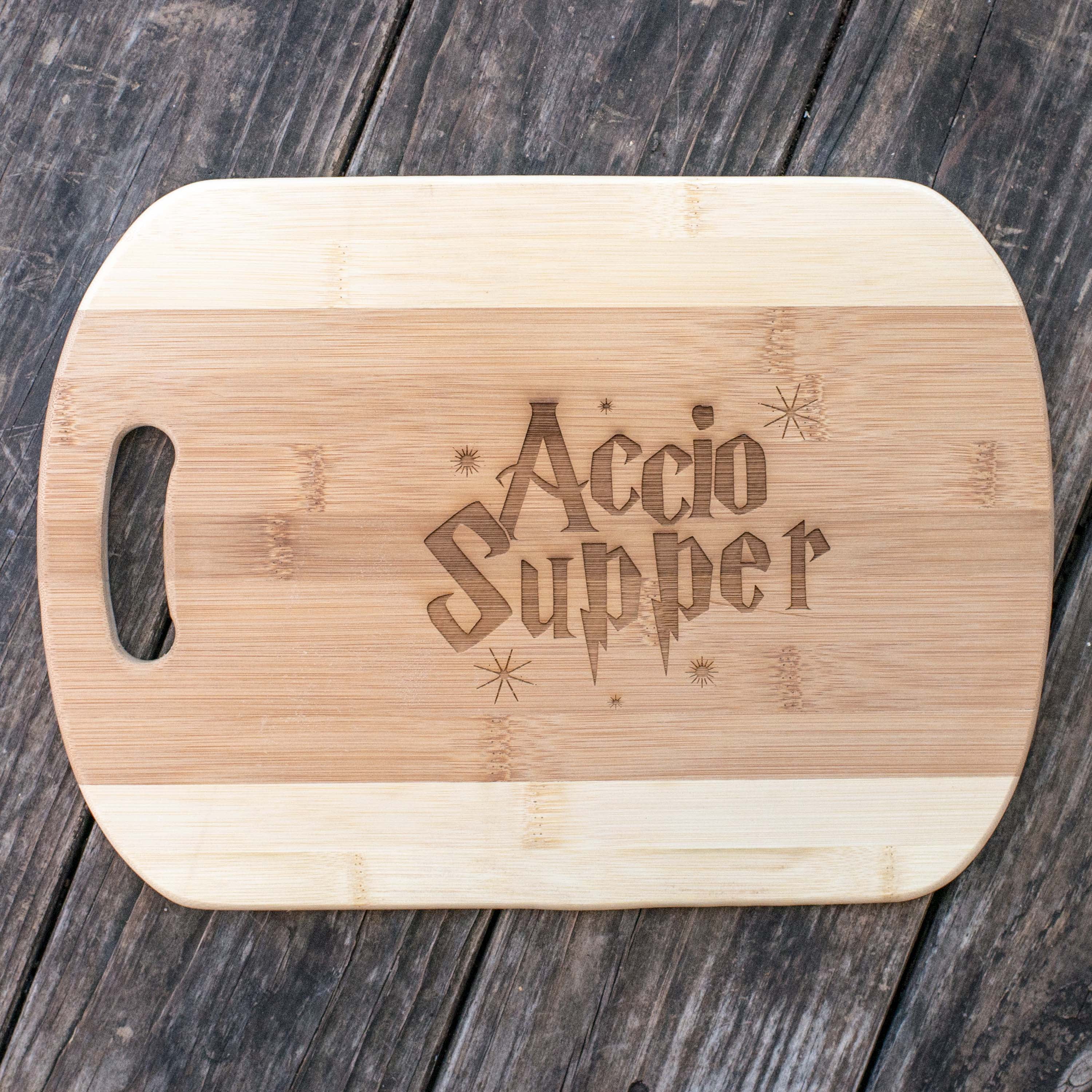 Accio Supper Cutting Board 14''x9.5''x.5'' Bamboo Accio Supper Cutting Board 14''x9.5''x.5'' Bamboo