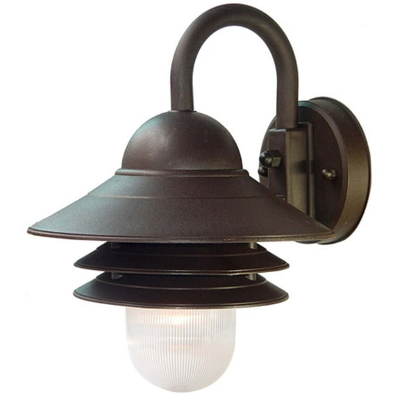 Acclaim 82ABZ Mariner Collection 1-Light Wall Mount Outdoor Light Fixture, Architectural Bronze