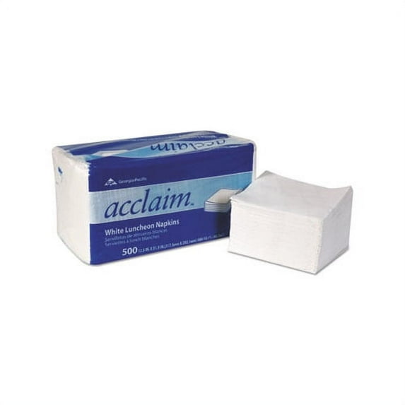 Acclaim, GPC37707, White Luncheon Napkins, 6000 / Carton, White