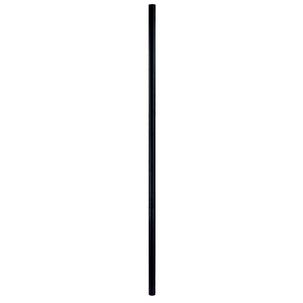 Black Matte 10 ft. Aluminum Direct Burial Lamp Post