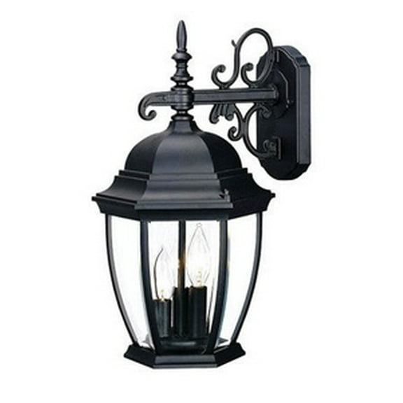 Acclaim Lighting 5032BK 17.5 in. Wexford 3-Light Matte Black Wall Light