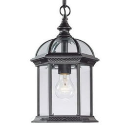 Acclaim Lighting-5276BK-Dover - One Light Outdoor Hanging Lantern Matte Black Finish with Clear Acclaim Lighting-5276BK-Dover - One Light Outdoor Hanging Lantern Matte Black Finish with Clear