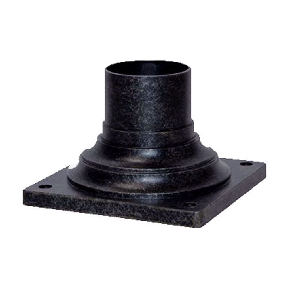 Stone Cast Aluminum Pier Mount Adapter for Post Lanterns