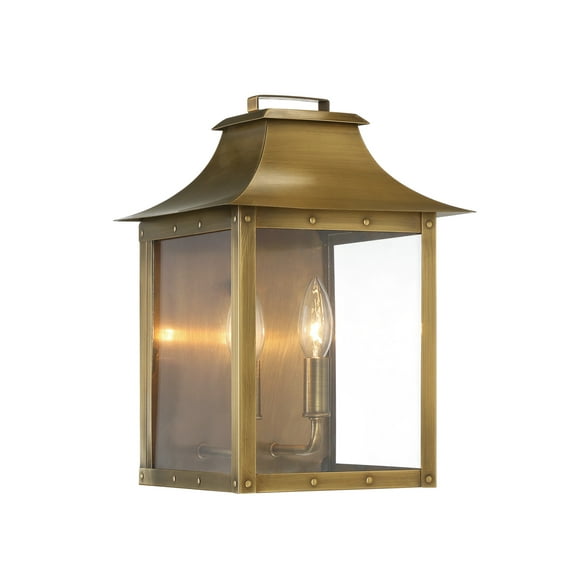 Acclaim Lighting 8414 Manchester 2 Light Outdoor Wall Sconce - Brass