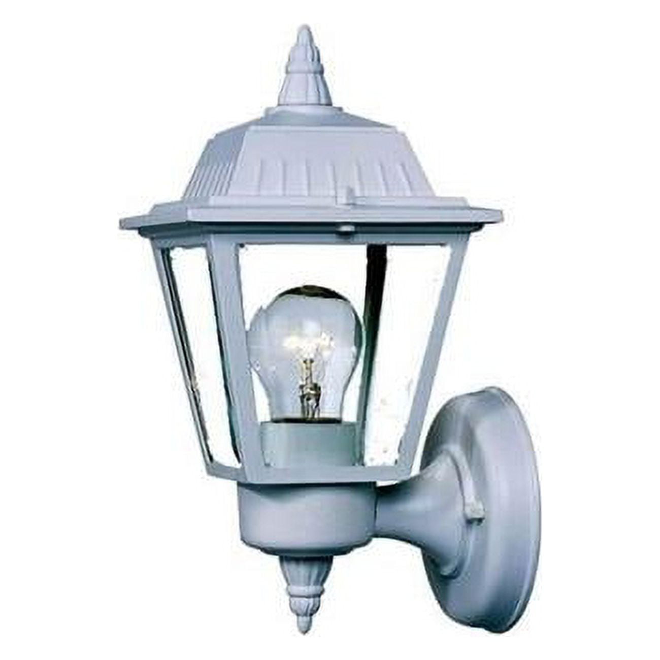 Matte Black Cast Aluminum Lantern Outdoor Wall Sconce