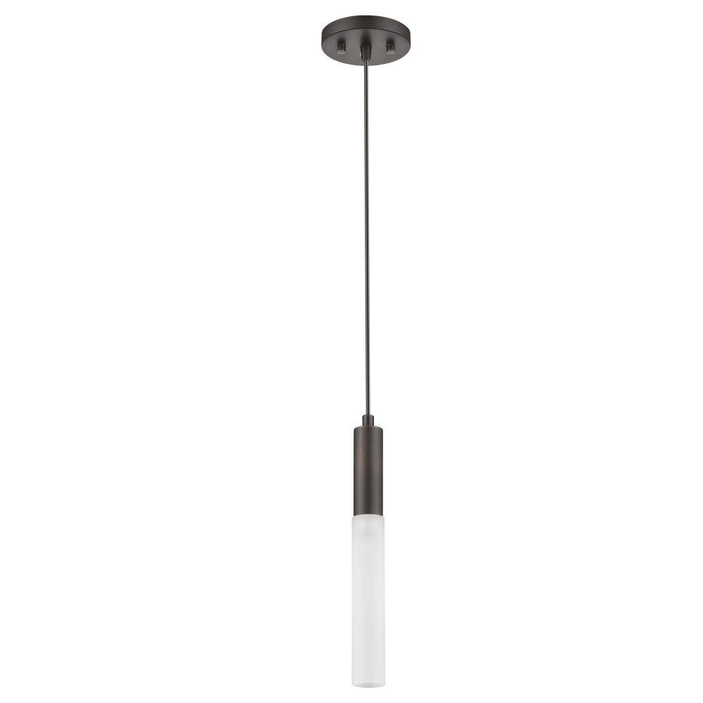 Cavaletto Modern Bronze and Brushed Nickel LED Pendant Light