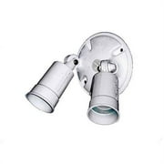 Acclaim Lighting FL1WH 2-Light Gloss White Cast Aluminum Floodlight