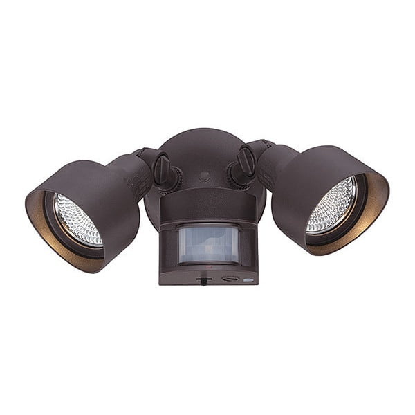 Architectural Bronze Motion Activated LED Security Floodlight