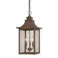 thumbnail image 1 of Acclaim Lighting St. Charles 2 Light Hanging Lantern, This hanging lantern features a copper patina finish with clear flat glass., 1 of 2