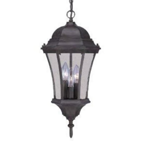 Acclaim Bryn Mawr 3-Light Outdoor Hanging Lantern - Matte Black - 5026BK