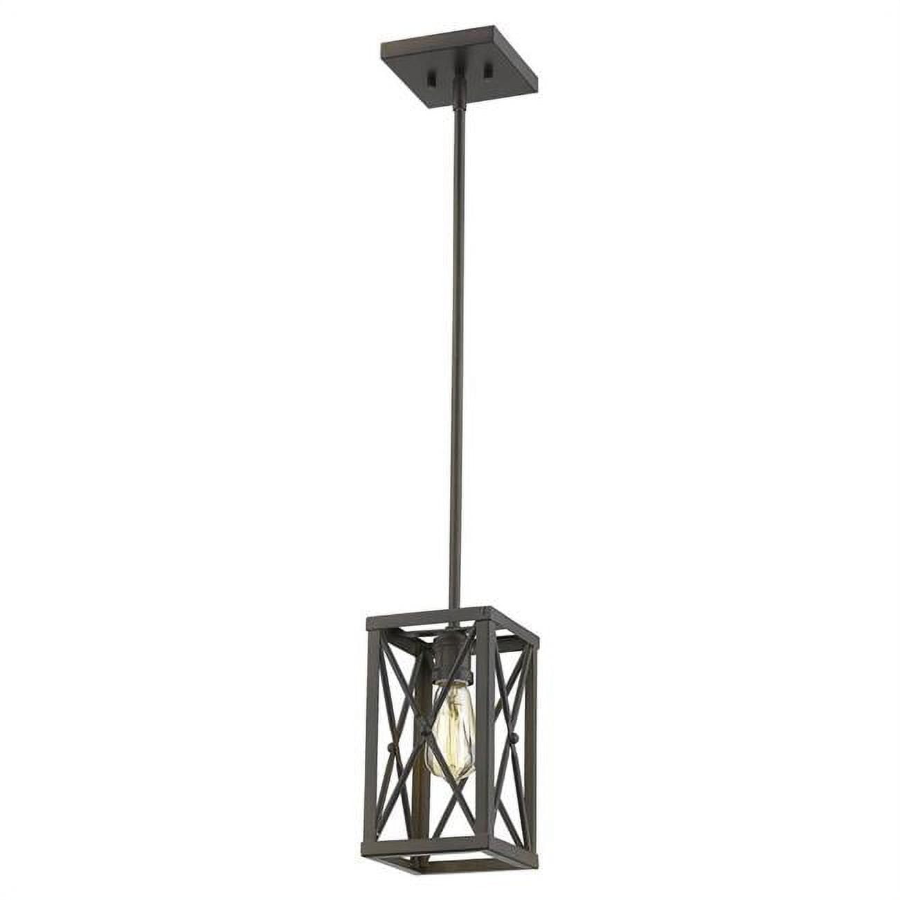 Bronze Mini Globe Glass Pendant Light