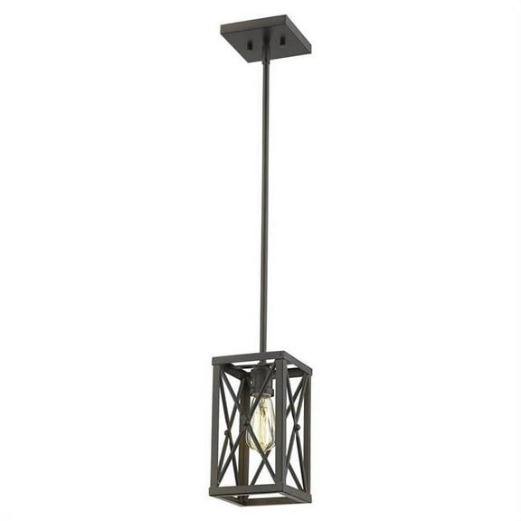 Acclaim Lighting IN21122ORB Brooklyn 1-Light Oil-Rubbed Bronze Mini-Pendant