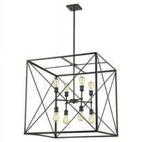 Acclaim Lighting IN21127ORB 30 in. Brooklyn 8-Light Oil-Rubbed Bronze Pendant