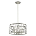 thumbnail image 1 of Acclaim Lighting IN21131AS Amoret 4-Light Antique Silver Convertible Pendant, 1 of 2