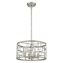 Acclaim Lighting IN21131AS Amoret 4-Light Antique Silver Convertible Pendant