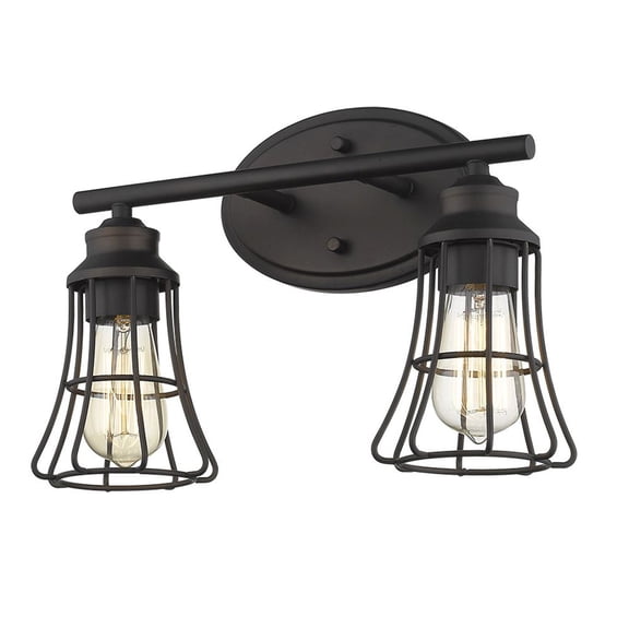 Acclaim Lighting IN41281ORB Piers 2-Light Oil-Rubbed Bronze Vanity