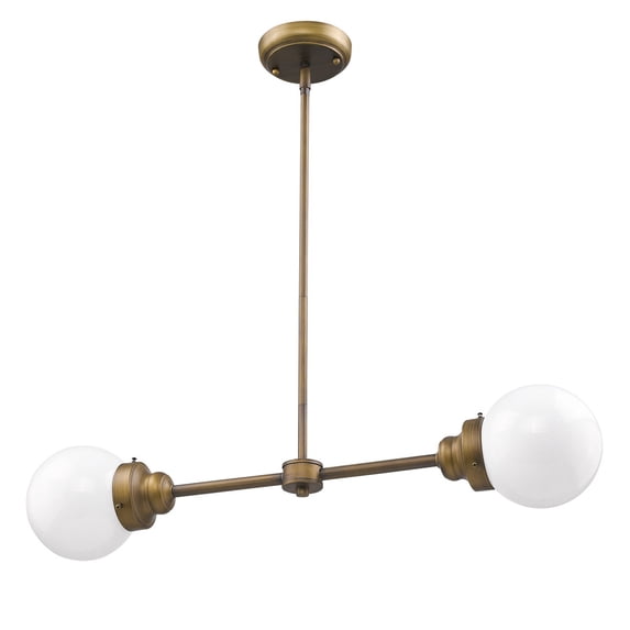 Acclaim Lighting In21224 Portsmith 2 Light 30" Wide Linear Chandelier