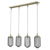 Acclaim Lighting In31502 Reece 4 Light 43" Wide Linear Pendant