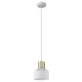 thumbnail image 1 of TP30065WH Acclaim Lighting Ingo 1-Light Pendant - 6.25 Inches Wide by 8 Inches High-White Finish    -Traditional Installation, 1 of 2