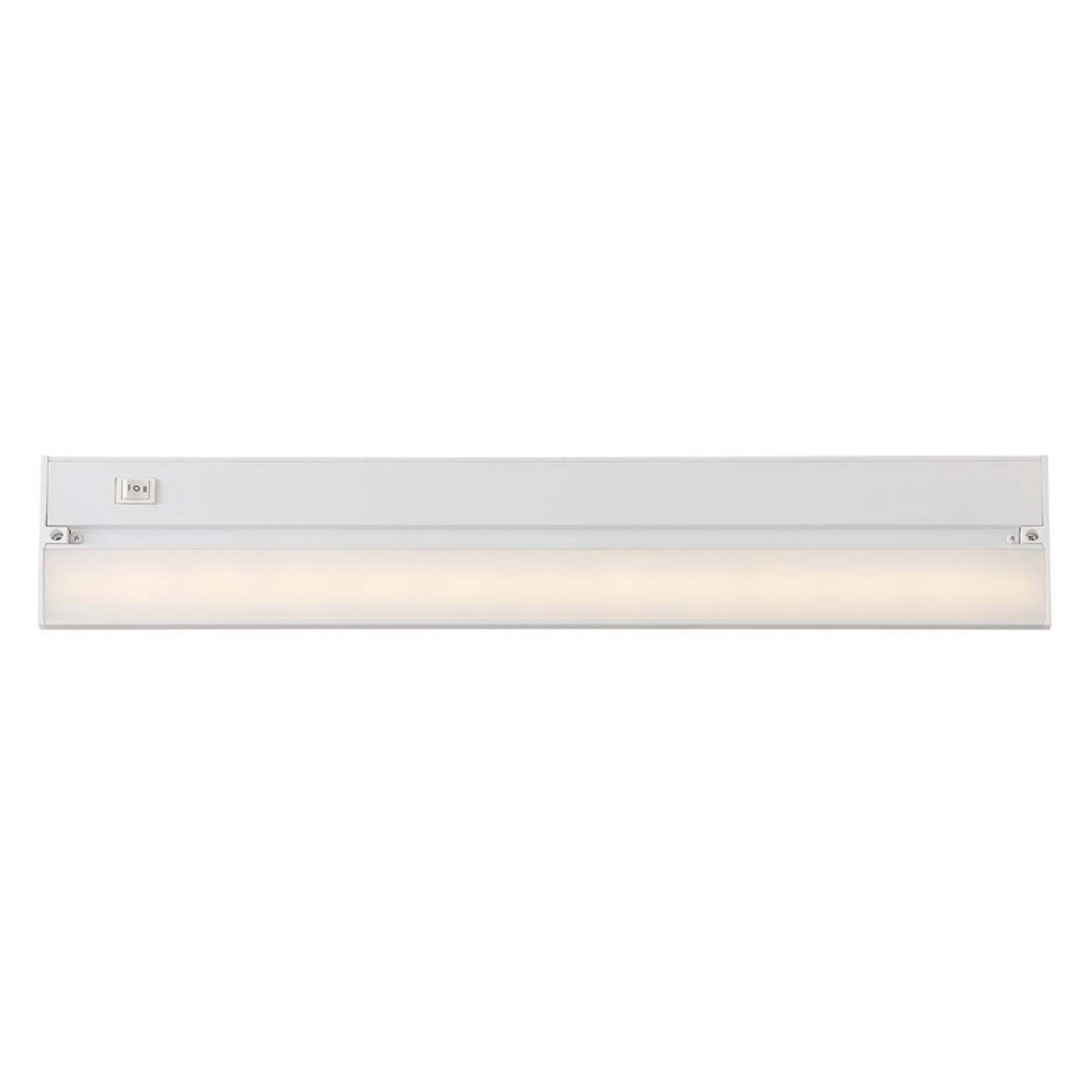 White 22'' LED Under Cabinet Light with Acrylic Shade