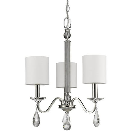 IN11051PN Acclaim Lighting Lily - Three Light Mini Chandelier - 16 Inches Wide by 22.25 Inches High     -Traditional Installation