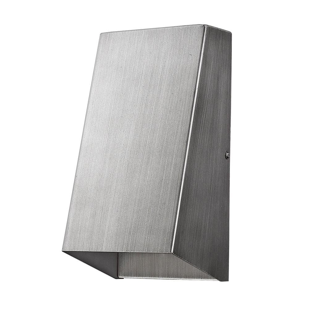 Nolan 9.75" Nickel Dimmable Direct Wired Sconce