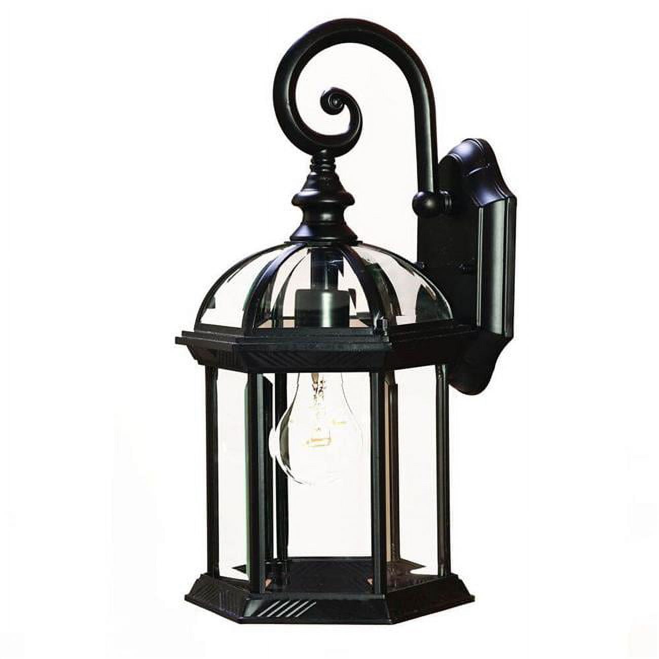 Richmond Matte Black 3-Head Aluminum Post Light