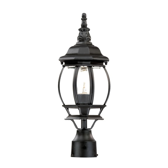 Acclaim Lighting Post Mount Light,Matte Black,1-Light 5057BK