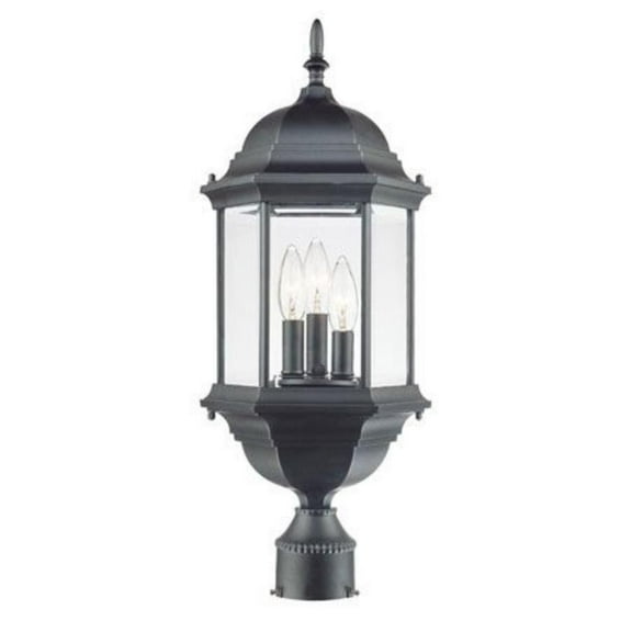 Acclaim Lighting 5187 Madison 3 Light 25" Height Post Light - Black