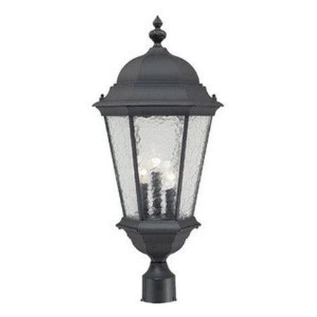 Acclaim Lighting 5527 Telfair 3 Light 27" Height Post Light - Black