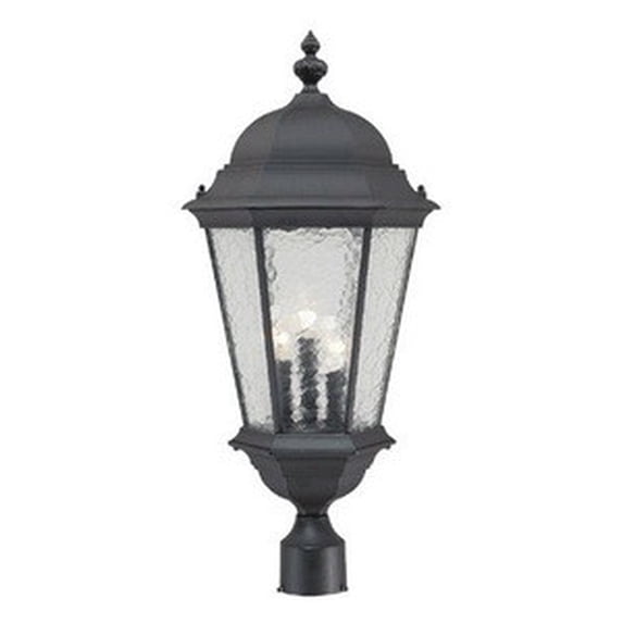 Acclaim Lighting 5527 Telfair 3 Light 27" Height Post Light - Black