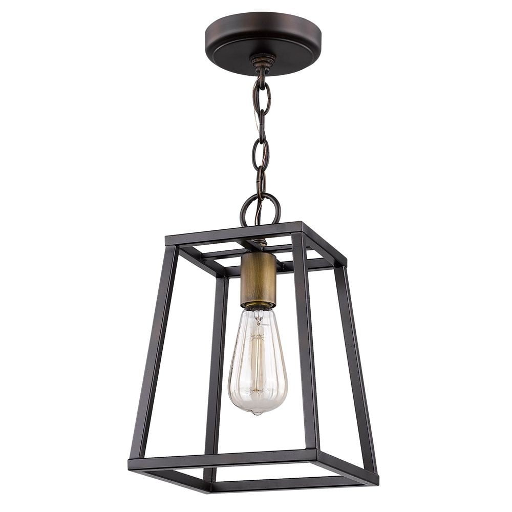 Tiberton 12.25" Bronze Globe Pendant Light