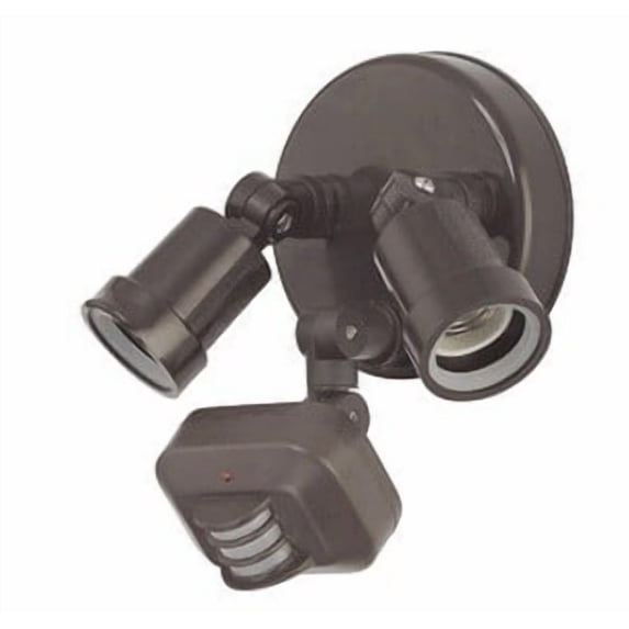 Acclaim Lighting - Two Light Motion-Activated Flood-Architectural Bronze Finish