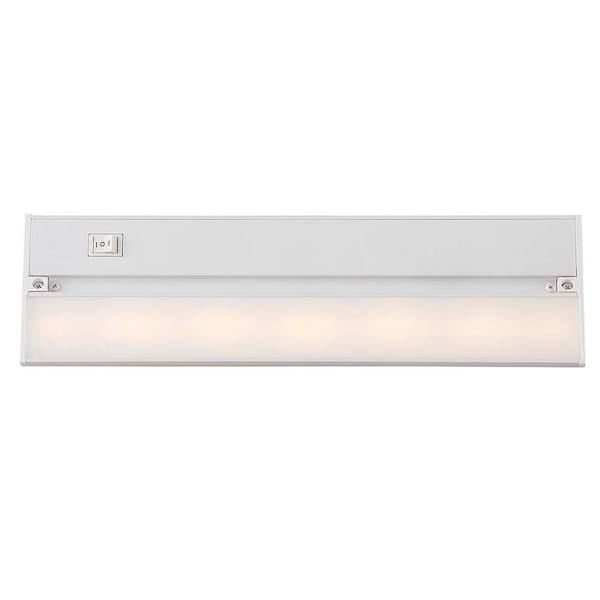 White Aluminum 14" LED Under Cabinet Light Fixture