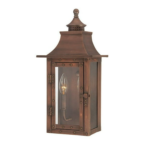 Acclaim Lighting Wall Light,2-Light,Acopper Patina 8302CP