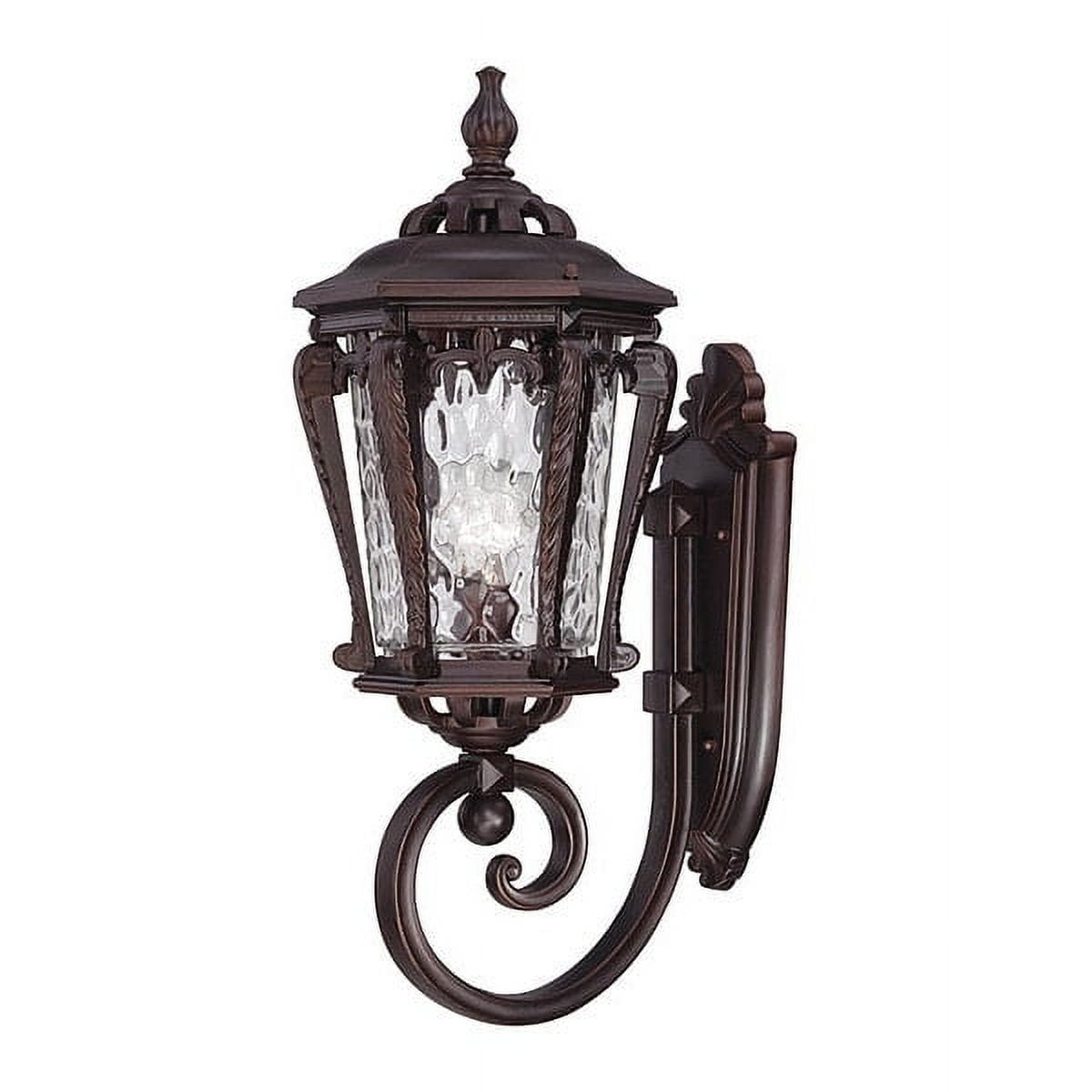 Stratford Bronze Cast Aluminum Outdoor Wall Lantern