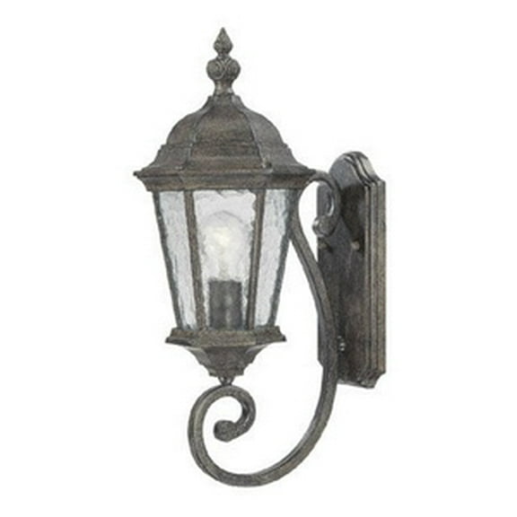 5501BC Acclaim Lighting Telfair - One Light Outdoor Wall Mount-Black Finish