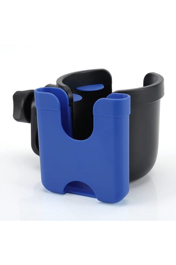 Accmor Stroller Cup Holder with Phone Holder, Bike Cup Holder, Universal Cup Holder for Uppababy Nuna Doona Strollers, 2-in-1 Cup Phone Holder for Stroller, Bike, Wheelchair, Walker, Scooter