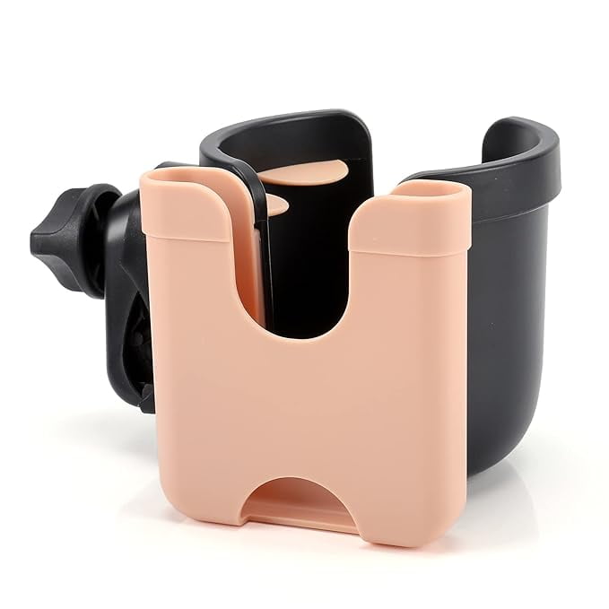 Accmor Stroller Cup Holder with Phone Holder, Bike Cup Holder