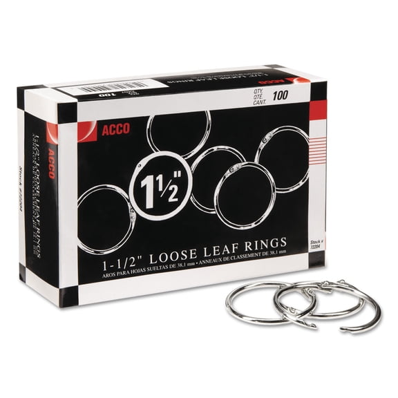 Acco 72204 Loose-Leaf Book Rings