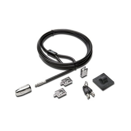 Acco BrandsÂ® Desktop And Peripherals Locking Kit 2.0, 8ft Carbon Steel Cable