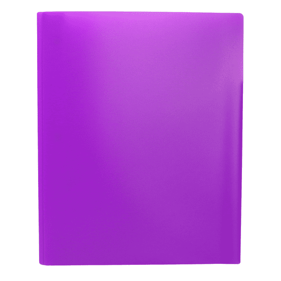 Acco Color Talk Pocket & Prong Plastic Folder: 9 in. x 11 in. (Purple) 1 folder