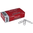 thumbnail image 1 of Paper Clips, Jumbo, Nonskid, Silver, 100 Clips/Box, 10 Boxes/Pack, 1 of 1
