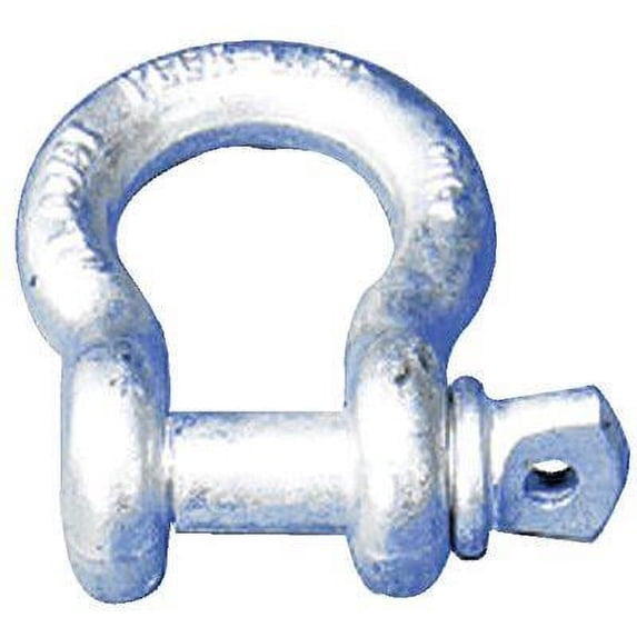 Peerless Chain Forged Carbon Screw Pin Anchor Shackle, 5/8In, 7165Lbs