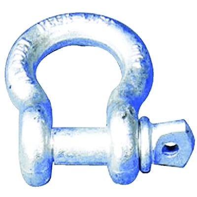 Peerless Chain Forged Carbon Screw Pin Anchor Shackle, 3/4In, 9939Lbs