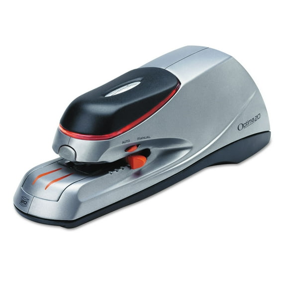 Accooptima 20 Electric Stapler, 20-Sheet Capacity, Silver