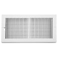 thumbnail image 1 of Accord AB3BRWH126 Baseboard Register with 1/3-Inch Fins Louvered Design, 12-Inch x 6-InchDuct Opening Measurements, White, 1 of 5