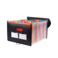 Accordian File Organizer 12 Pockets Expanding File Folders Portable